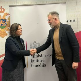 Сусрет са министарком културе и медија у Влади Републике Црне Горе гђом Тамаром Вујовић